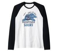 This Is My Sleepover Shirt Party Team, Carina da Notte Maglia con Maniche Raglan