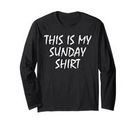 This Is My Sunday Shirt Funny Prank April Fools Day Maglia a Manica