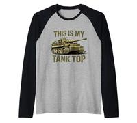 This Is My Tank Armor Military Joke Maglia con Maniche Raglan