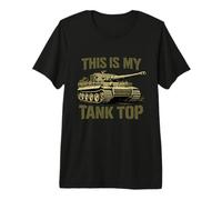 This Is My Tank Armor Military Joke Maglietta Premium