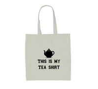 This Is My Tè Camicia - Borsa Tote IN Tela - Tazza di Tè Cup Of Hot Bevanda Love