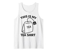 This Is My Tea Shirt Clever Pun for Tea Bevitore Canotta
