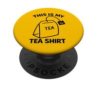 This Is My Tea Shirt Clever Pun For Tea Bevitore PopSockets PopGrip Adesivo
