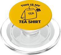 This Is My Tea Shirt Clever Pun For Tea Bevitore PopSockets PopGrip per MagSafe
