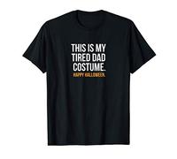 This Is My Tired Dad Costume Funny Halloween Maglietta