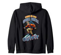 THIS IS MY UPHILL BATTLE OUTFIT Felpa con Cappuccio