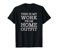 This Is My Work From Home Outfit Online Job Employer Humor Maglietta