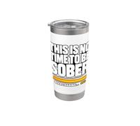 This Is No Time To Be Sober Funny Beer Loading Bar Bicchiere termico in acciaio inox doppia parete