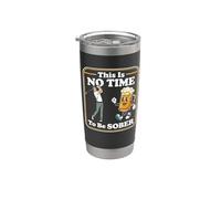 This Is No Time To Be Sober - Funny Golfing Golfer Caddy Golf Bicchiere termico in acciaio inox doppia parete