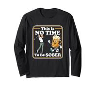 This Is No Time To Be Sober - Funny Golfing Golfer Caddy Golf Maglia a Manica