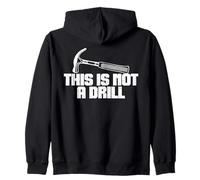 This is Not A Drill - Joke Humor Sarcastico Divertente Design Felpa con Cappuccio