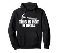 This is Not A Drill - Joke Humor Sarcastico Divertente Design Felpa con Cappuccio