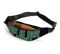 This is Not A Drill Printed Crossbody Marsupio alla moda con cinghia regolabile per uomo donna viaggio, Stile:, 36*15cm, MHXYZHW