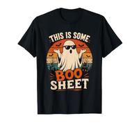 This Is Some Boo Sheet Funny Halloween Ghost Maglietta