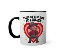 This Is The Ass Of A Killer Freddy All'interno colorato nero con tazza della maniglia 330ml