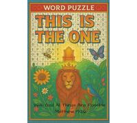 This is The One Bible Word Search Puzzle Book: 55 Easy-to-Read Puzzles with Words from Scripture: Word Searches with Easy to Read Print with words ... pages | 50+ Puzzles...Great Gift for all Ages