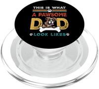This Is What A Pawsome Dad Look Likes Boxer Dog Dad PopSockets PopGrip per MagSafe