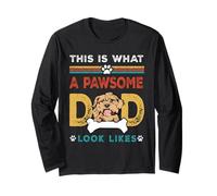 This Is What A Pawsome Dad Look Likes Cockapoo Dog Dad Maglia a Manica