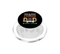 This Is What A Pawsome Dad Look Likes German Shepherd Dog PopSockets PopGrip per MagSafe