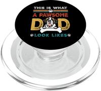 This Is What A Pawsome Dad Look Likes St Bernard Dog Dad PopSockets PopGrip per MagSafe