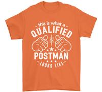 This Is What A Qualificato Postino Looks Like Uomo T-Shirt 100% Cotone
