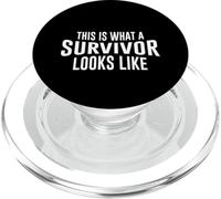 This Is What A Survivor Looks Like Speranza Forza Amore PopSockets PopGrip per MagSafe