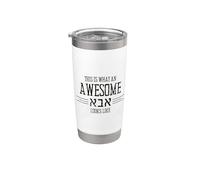 This is what an Awesome Abba Looks Like Camicia ebraica per papà Bicchiere termico in acciaio inox doppia parete