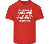 This Is What An Awesome Autista di Camion Guarda Uomo Cotone T-Shirt