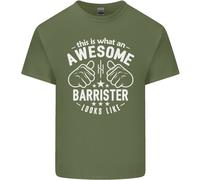 This Is What An Awesome Avvocato Looks Like Uomo Cotone T-Shirt