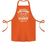 This Is What An Awesome Barbiere Guarda Come Cotone Grembiule 100% Biologico