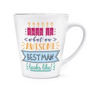 This Is What An Awesome Best Man Guarda Come 341ml Latte Tazza - Divertente