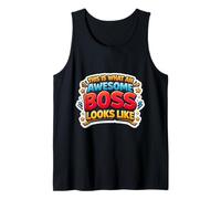 This is What an Awesome Boss Looks Like Funny Daying Citazione Canotta