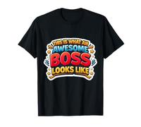 This is What an Awesome Boss Looks Like Funny Daying Citazione Maglietta