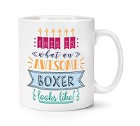 This Is What An Awesome Boxer Guarda Come 284ml Tazza Migliore Divertente Papà