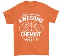 This Is What An Awesome Chimico Looks Like Uomo T-Shirt 100% Cotone