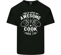 This Is What An Awesome Cook Looks Like Uomo Cotone T-Shirt