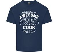 This Is What An Awesome Cook Looks Like Uomo Cotone T-Shirt