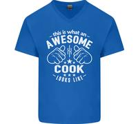 This Is What An Awesome Cook Looks Like Uomo Scollo A V T-Shirt