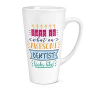 This Is What An Awesome Dentista Guarda Come 483ml Large Latte Tazza -