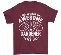 This Is What An Awesome Giardiniere Looks Like Uomo T-Shirt 100% Cotone