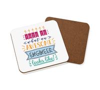 This Is What An Awesome Ingegnere Guarda Come Sottobicchiere - Divertente Best