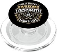 This is What An Awesome Locksmith Looks Like - Citazione divertente PopSockets PopGrip per MagSafe