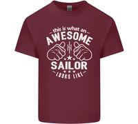 This Is What An Awesome Marinaio Looks Like Uomo Cotone T-Shirt