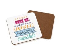 This Is What An Awesome Masseuse Guarda Come Sottobicchiere Divertente Migliore