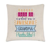 This Is What An Awesome Nonna Guarda Come Lino Copricuscino Cuscino Divertente