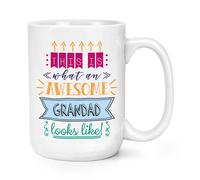 This Is What An Awesome Nonno Guarda Come 426ml Grande Tazza Divertente Regalo