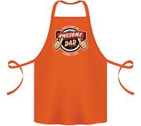 This Is What An Awesome Papà di Padre Giorno Cotone Grembiule 100% Biologico