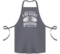 This Is What An Awesome Papà Guarda Come Cotone Grembiule 100% Biologico