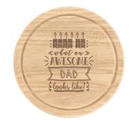 This Is What An Awesome Papà Guarda Come Rotondo Tagliare Formaggio Board Giorno