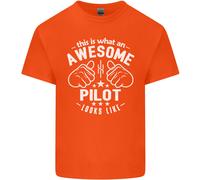 This Is What An Awesome Pilota Looks Like Uomo Cotone T-Shirt
